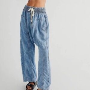 We The Free Size Small Arcadia Denim Harem Pants